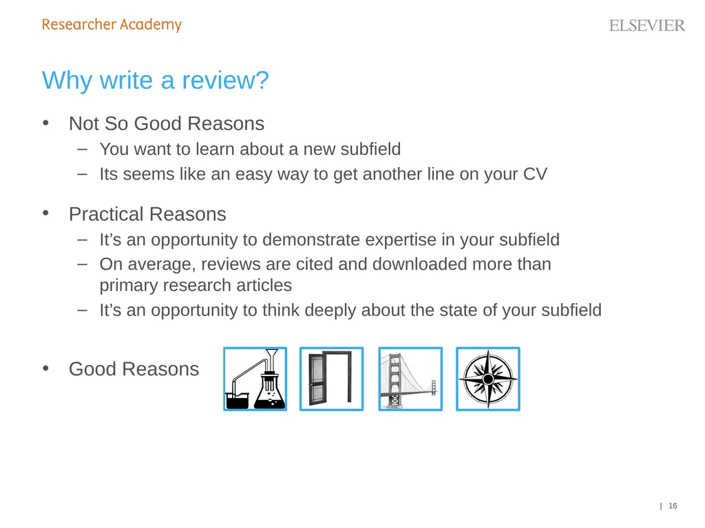 An Editor’s Guide to Writing a Review 27 June 2019 - slide 16 of 53