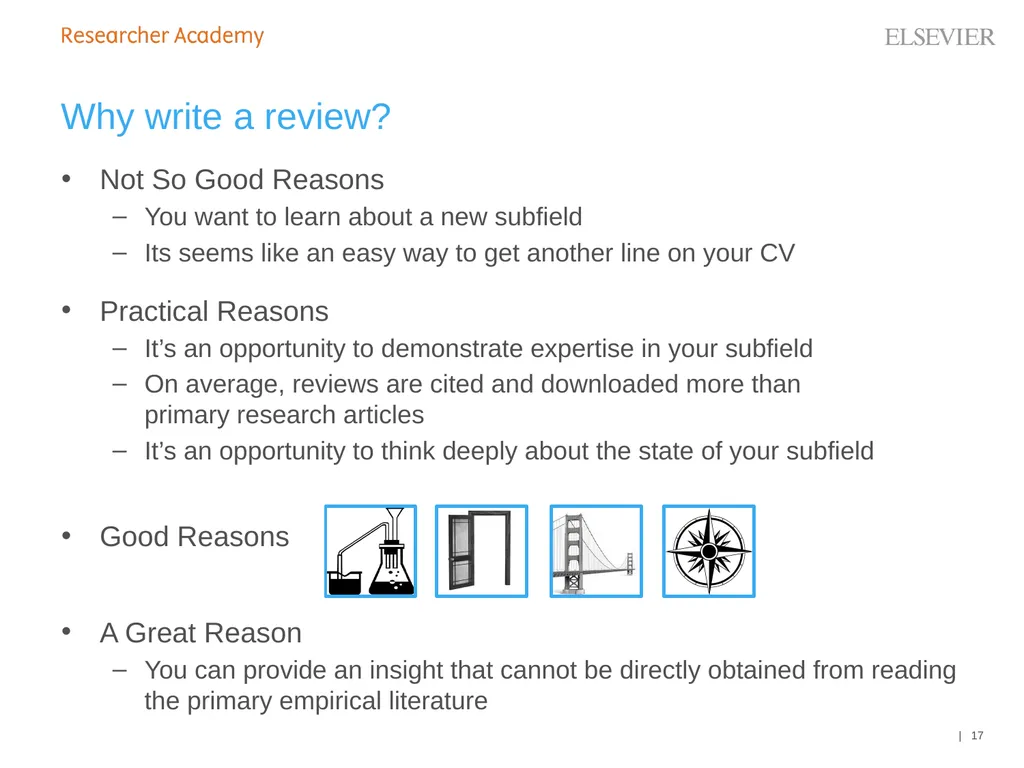 An Editor’s Guide to Writing a Review 27 June 2019 - slide 17 of 53