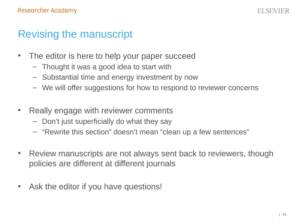 An Editor’s Guide to Writing a Review 27 June 2019 - slide 41 of 53