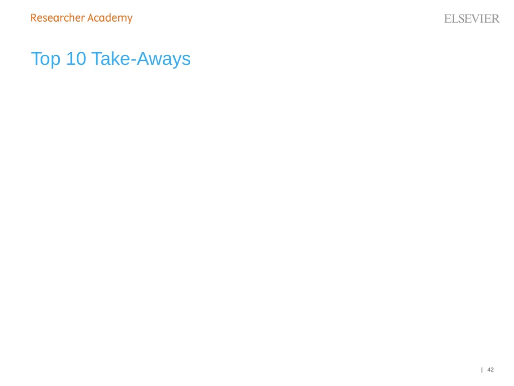 An Editor’s Guide to Writing a Review 27 June 2019 - slide 42 of 53