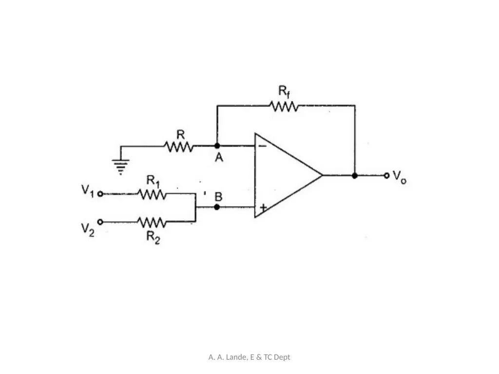ANALOG CIRCUITS A. A. Lande, E & TC Dept Course - slide 40 of 96