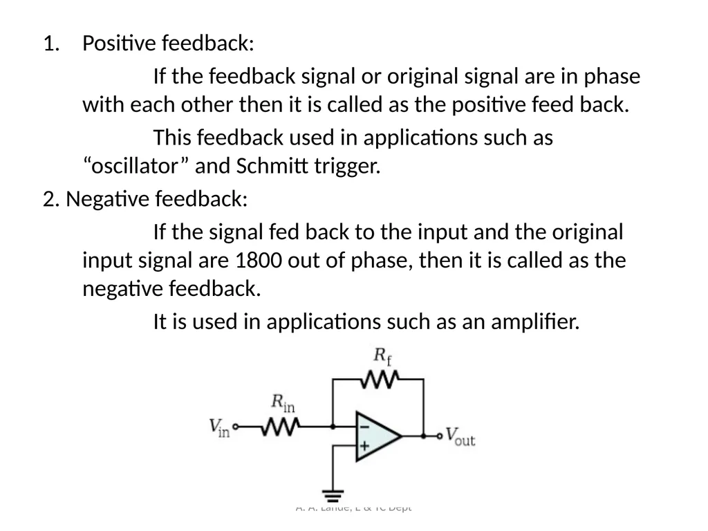 ANALOG CIRCUITS A. A. Lande, E & TC Dept Course - slide 27 of 96