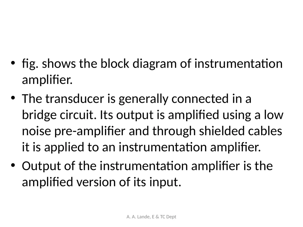 ANALOG CIRCUITS A. A. Lande, E & TC Dept Course - slide 55 of 96