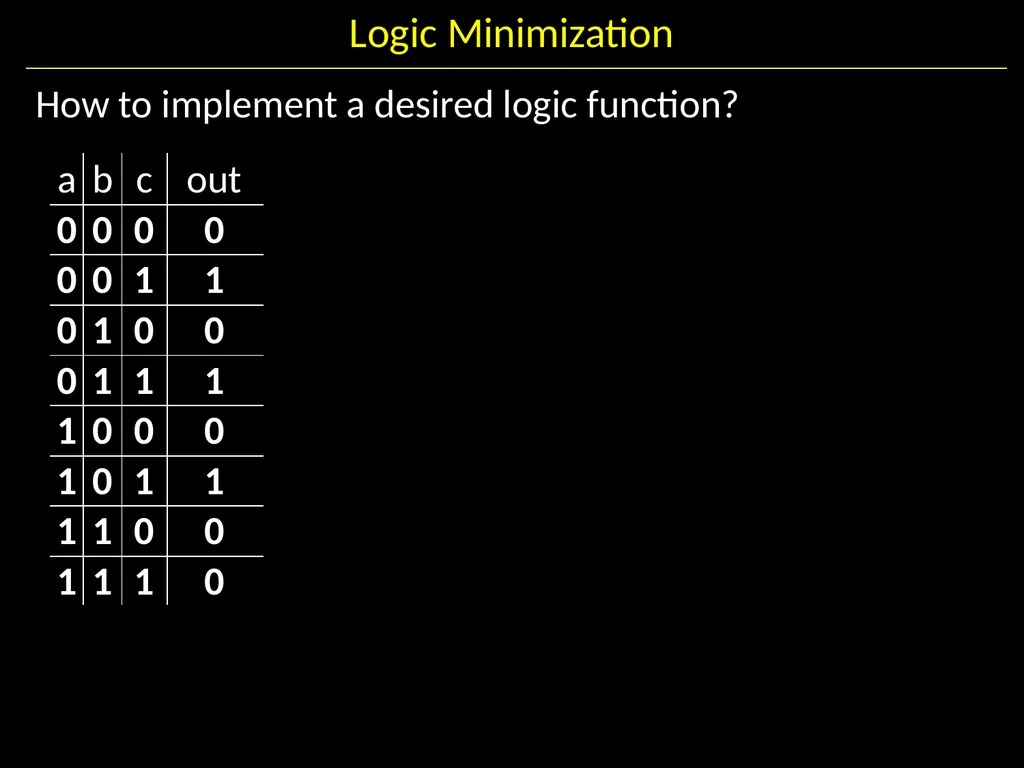 Gates and Logic: From switches to Transistors, - slide 26 of 48
