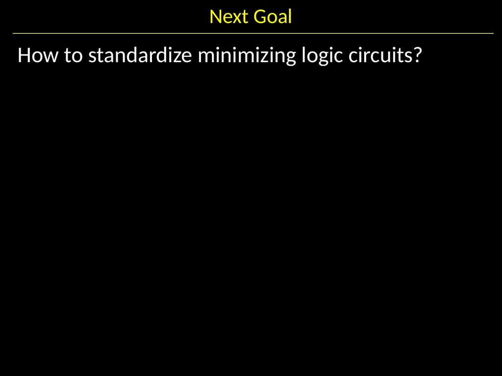 Gates and Logic: From switches to Transistors, - slide 25 of 48