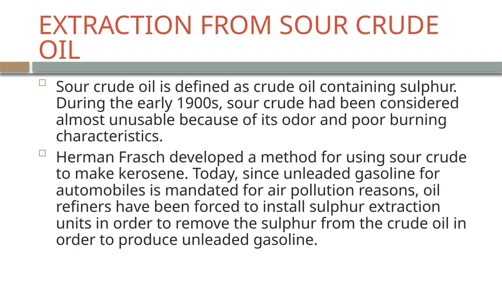 LECTURE 9 SULFUR AND SULFURIC ACID Ch 61 - slide 7 of 40
