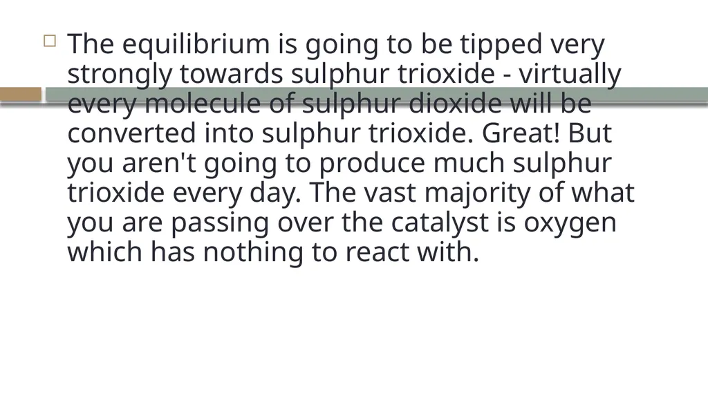 LECTURE 9 SULFUR AND SULFURIC ACID Ch 61 - slide 27 of 40