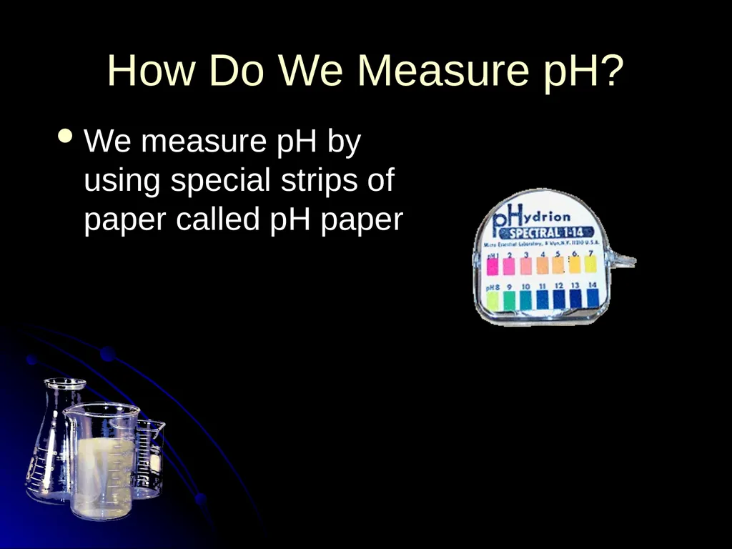 What is pH? pH A special name is given to - slide 19 of 25