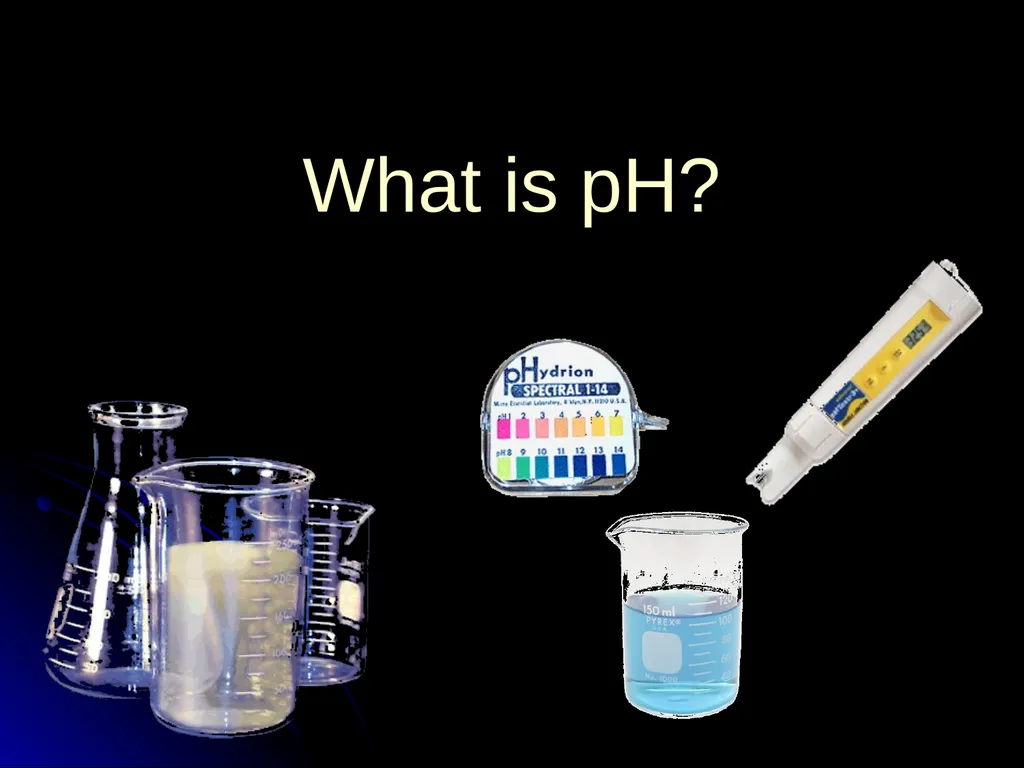 What is pH? pH A special name is given to - slide 1 of 25