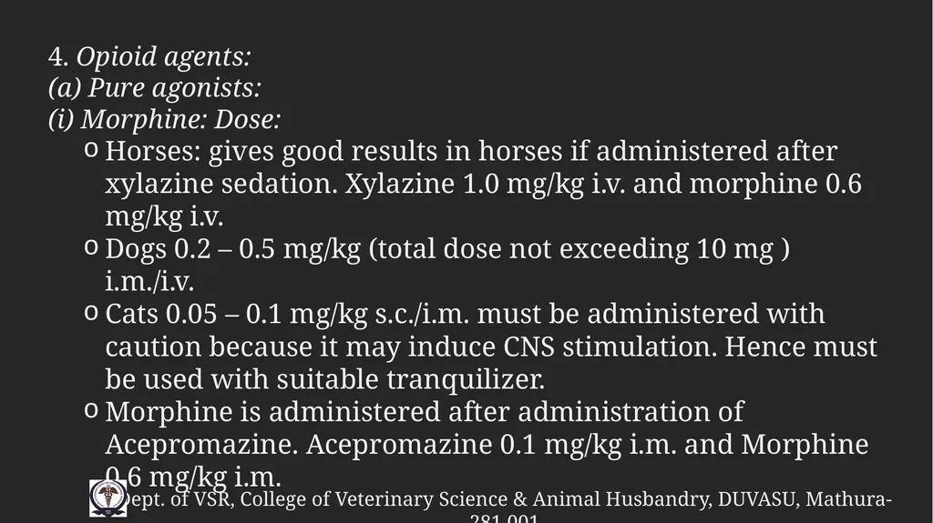 PreAnaesthetic medications Gulshan Kumar MVSc, PhD - slide 39 of 47