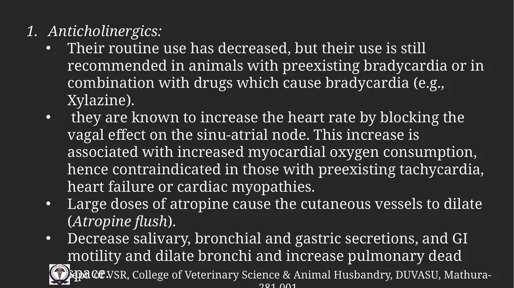 PreAnaesthetic medications Gulshan Kumar MVSc, PhD - slide 6 of 47