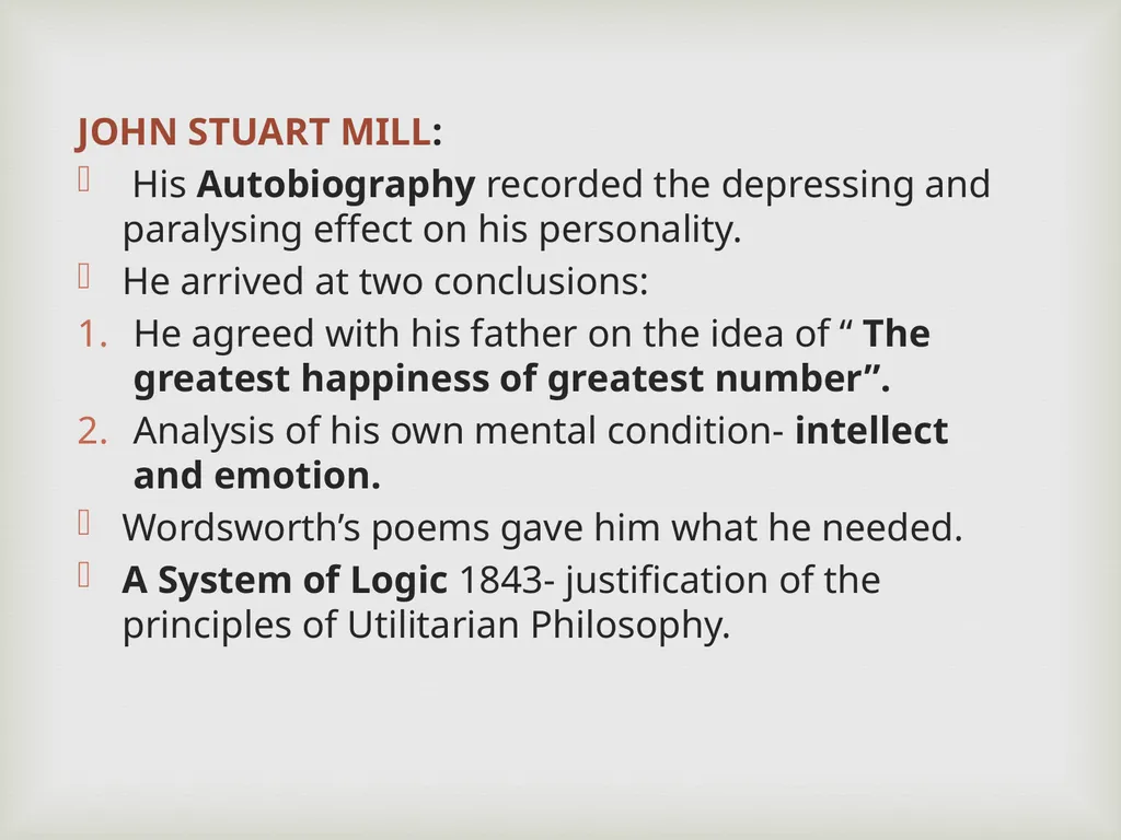 Utilitarianism or Philosophical radicalism Dr. - slide 10 of 12