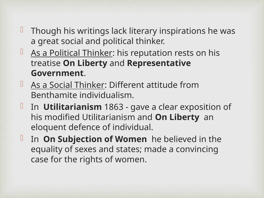 Utilitarianism or Philosophical radicalism Dr. - slide 11 of 12