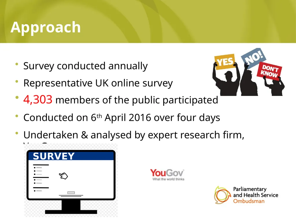 Awareness Survey 2016: What do the general public - slide 2 of 6