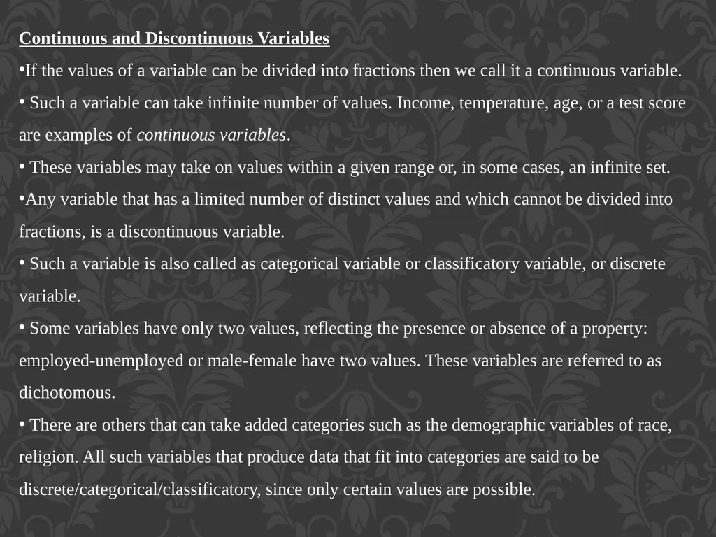 Research Variable Variable is a concept that - slide 8 of 12