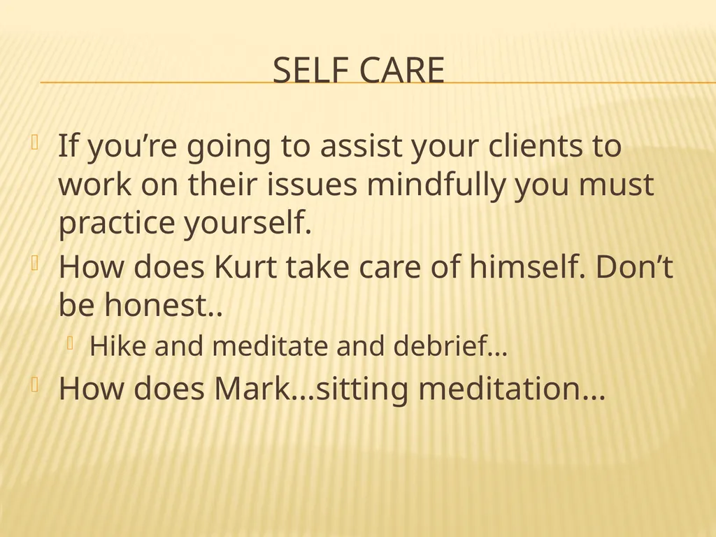 Mindfulness and Urges The Hungry Ghost I’m always - slide 29 of 31