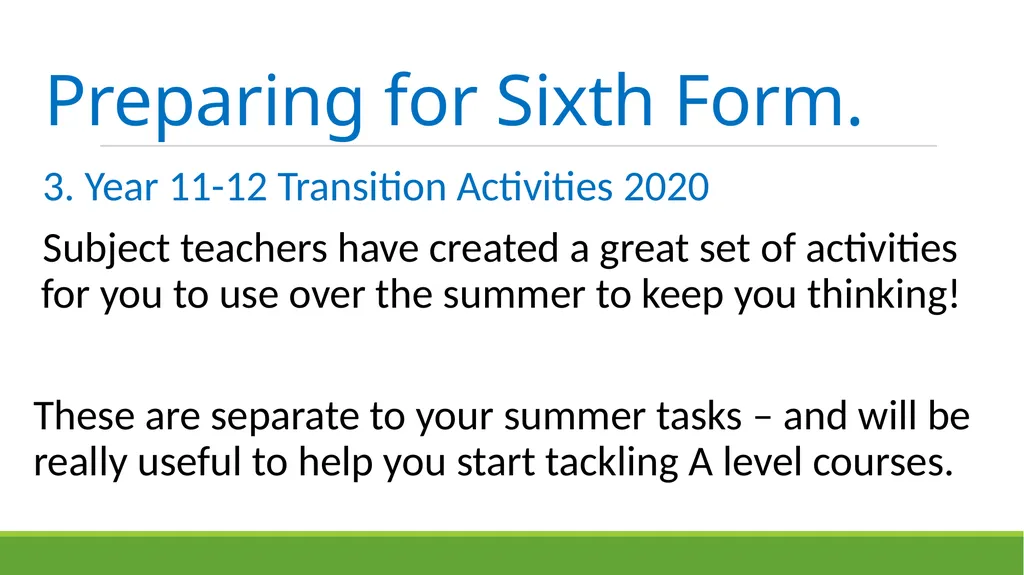 Sixth-Form Induction 2020 Welcome Meeting the - slide 6 of 57