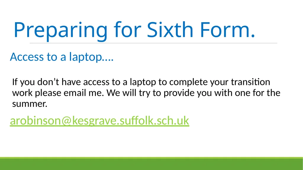 Sixth-Form Induction 2020 Welcome Meeting the - slide 10 of 57
