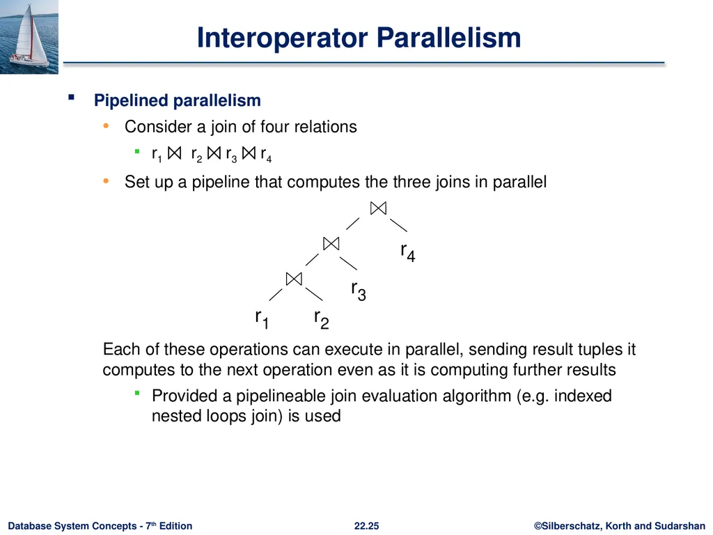 Chapter 22: Parallel and Distributed Query - slide 25 of 70