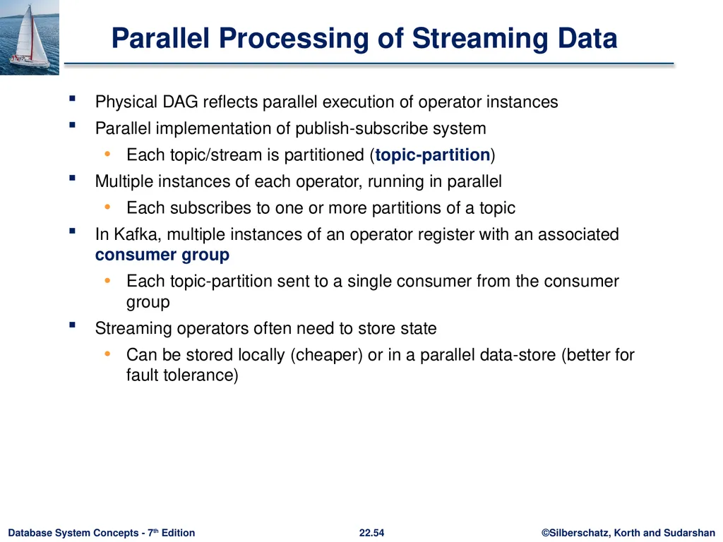 Chapter 22: Parallel and Distributed Query - slide 54 of 70
