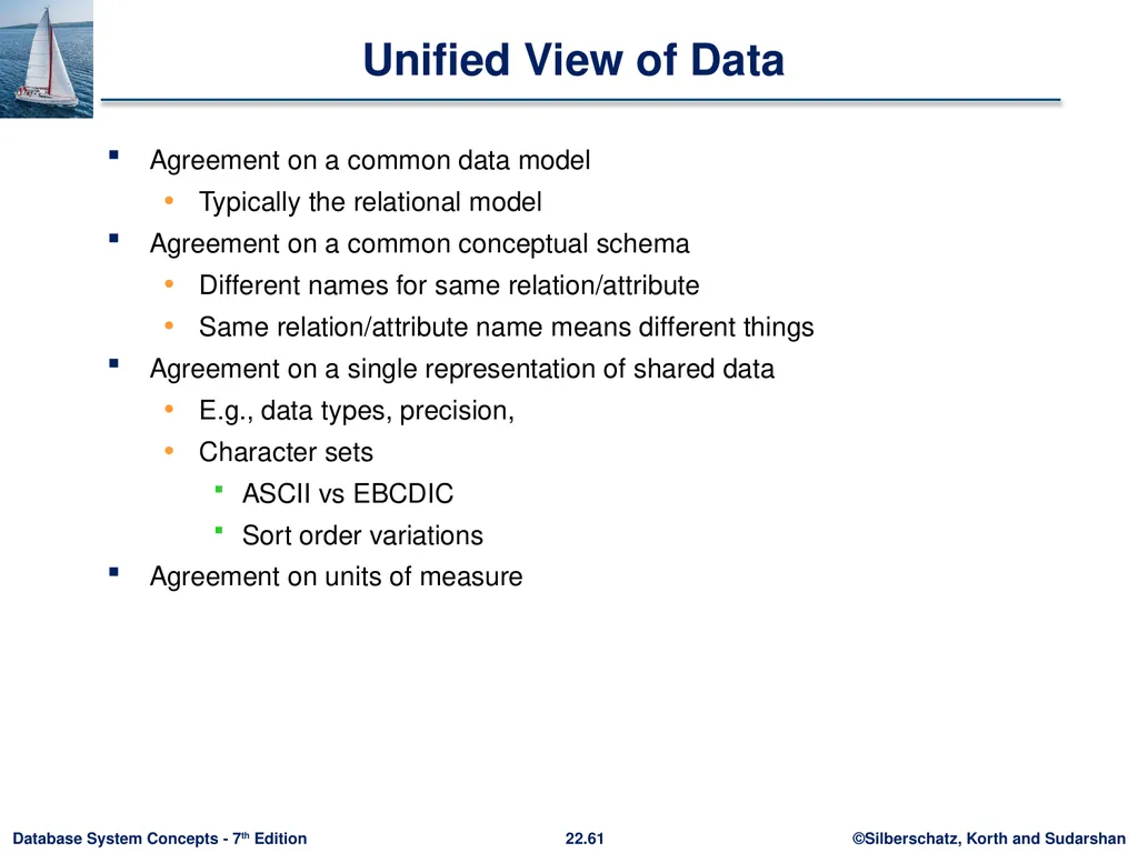 Chapter 22: Parallel and Distributed Query - slide 61 of 70
