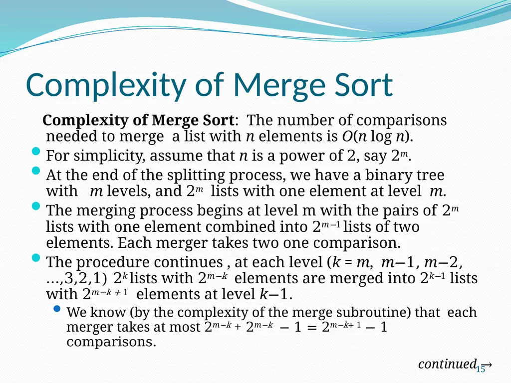 Recursive Algorithms Section 5.4 1 Section Summary - slide 15 of 16