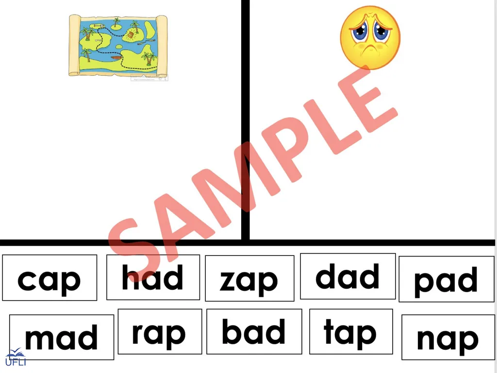 Word Sort had pad dad tap map cap Word Sort - slide 5 of 5