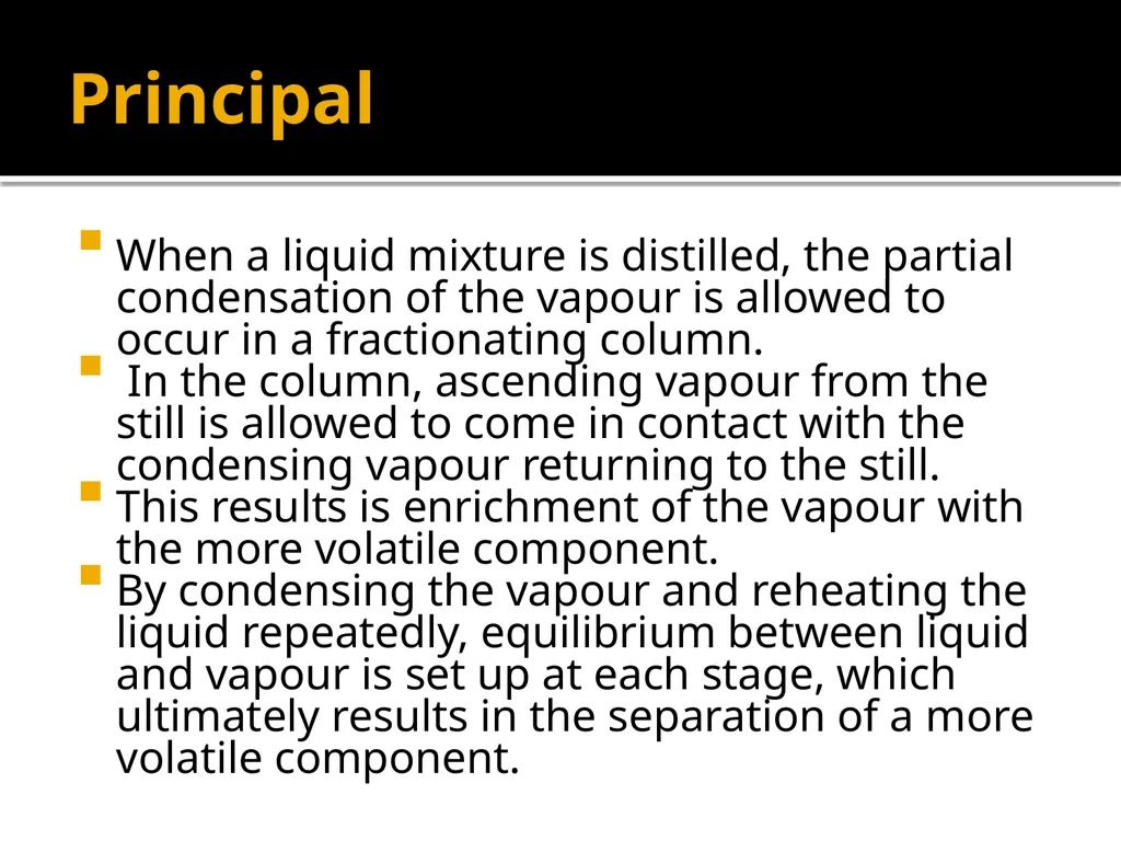 Fractional Distillation Dr. Garima Joshi NDDS VII - slide 5 of 12