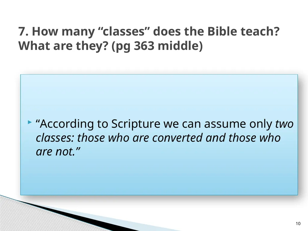 The Proper Distinction Between Law and Gospel by - slide 10 of 26