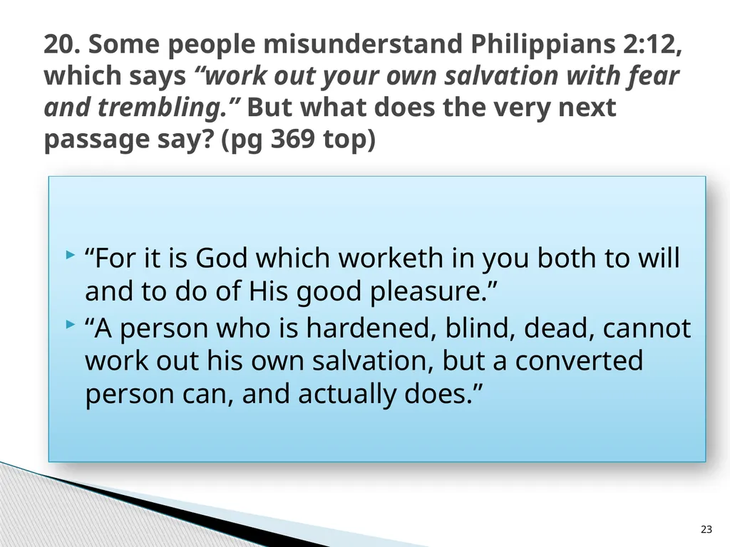 The Proper Distinction Between Law and Gospel by - slide 23 of 26