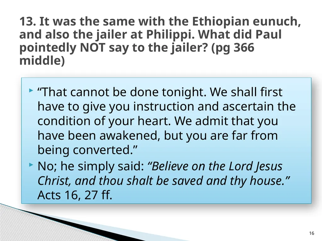 The Proper Distinction Between Law and Gospel by - slide 16 of 26