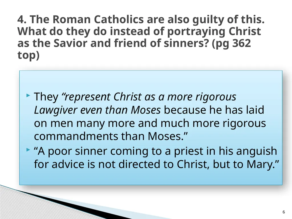 The Proper Distinction Between Law and Gospel by - slide 6 of 26