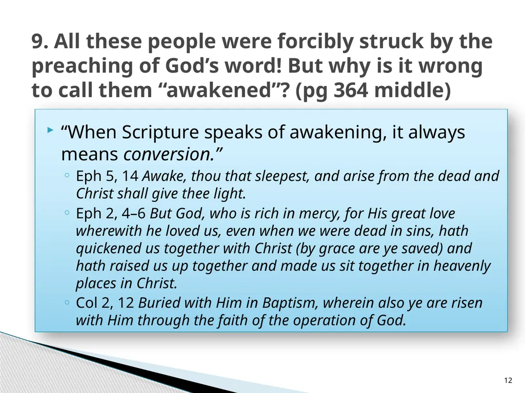 The Proper Distinction Between Law and Gospel by - slide 12 of 26