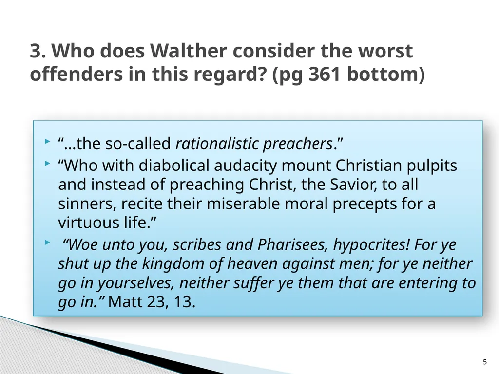 The Proper Distinction Between Law and Gospel by - slide 5 of 26