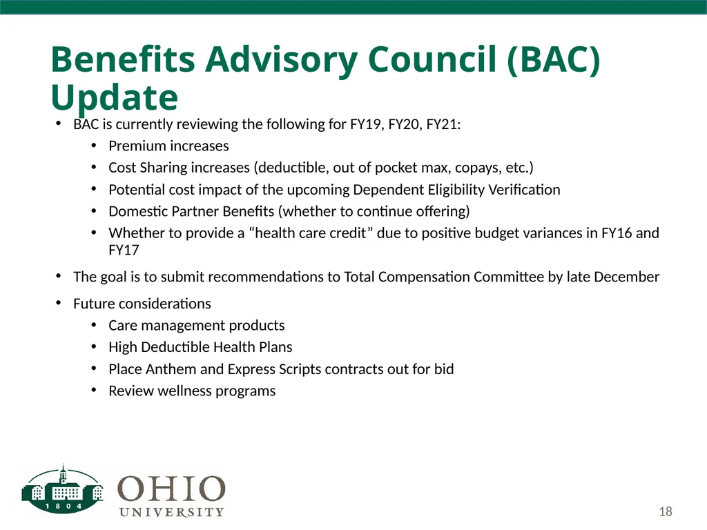 Business Forum Thursday, December 7, 2017 Baker - slide 18 of 59