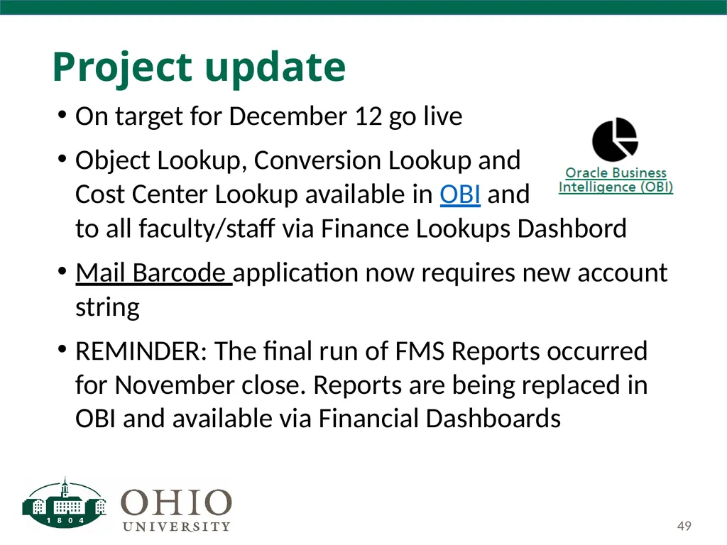 Business Forum Thursday, December 7, 2017 Baker - slide 49 of 59