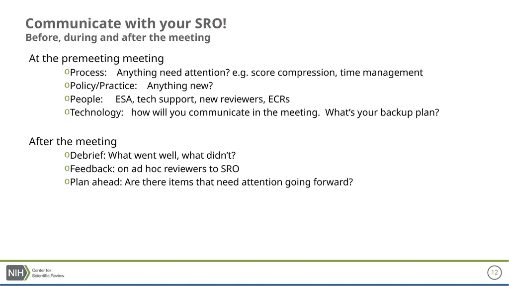 Preparing to Chair Bruce Reed, PhD Deputy - slide 12 of 14