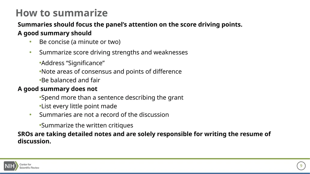 Preparing to Chair Bruce Reed, PhD Deputy - slide 9 of 14