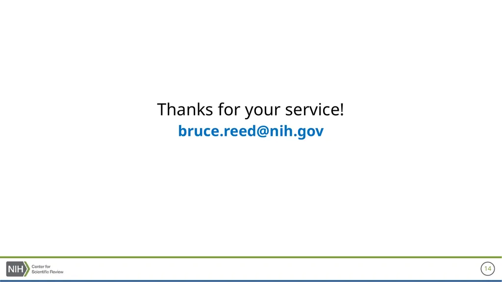 Preparing to Chair Bruce Reed, PhD Deputy - slide 14 of 14