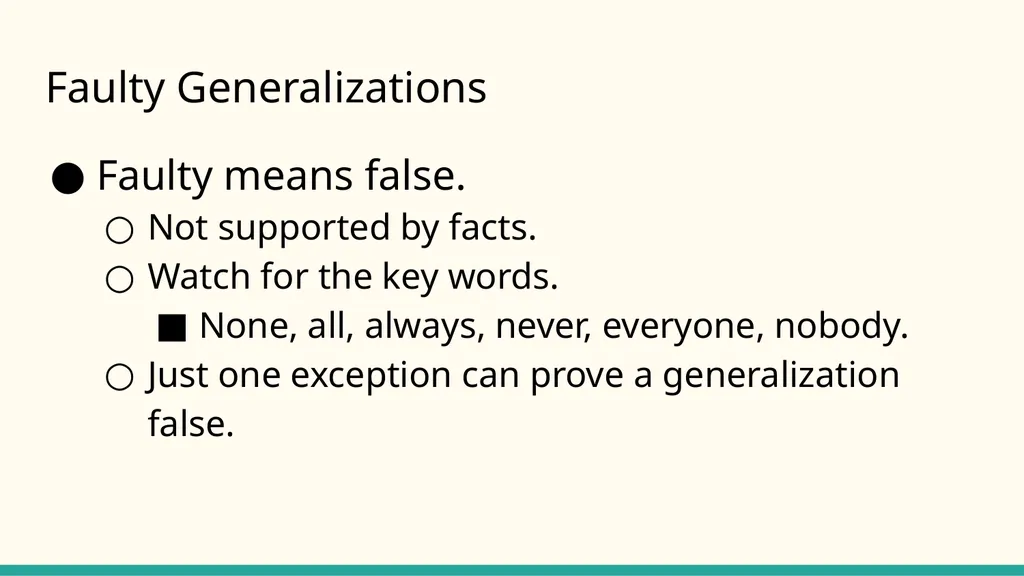 Generalization Ms. Morgan What is a - slide 7 of 10