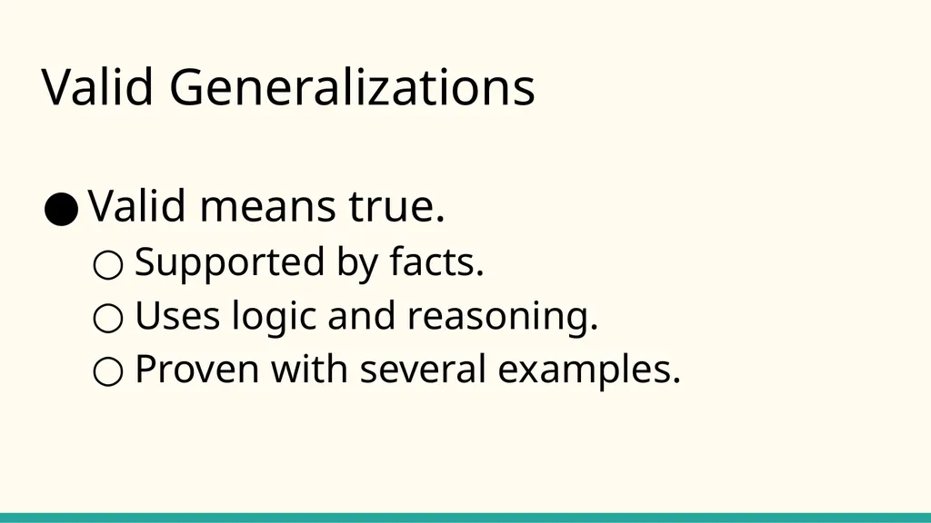 Generalization Ms. Morgan What is a - slide 6 of 10