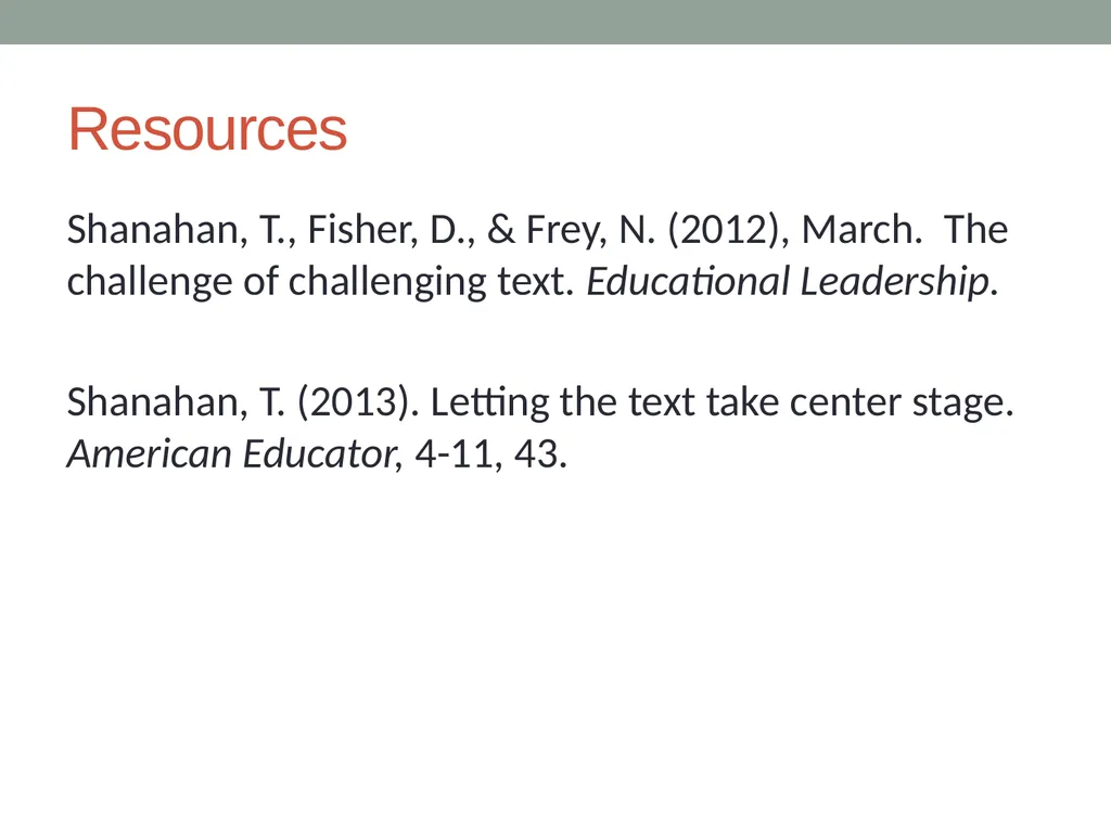 Planning Complex Text Instruction Timothy Shanahan - slide 34 of 34