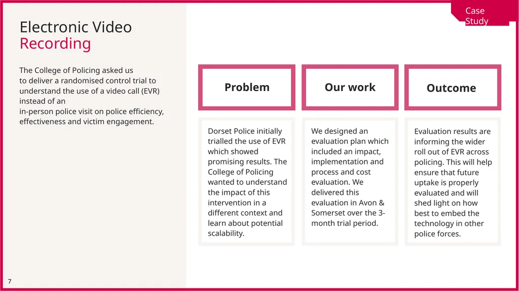 Evaluation Services Unit Delivering high-quality, - slide 7 of 10