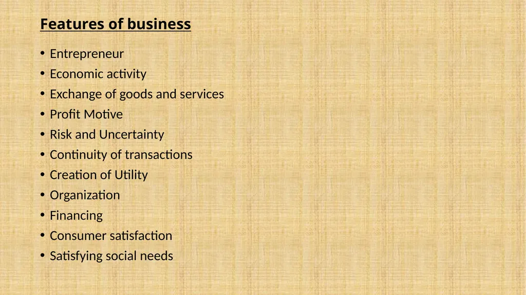 Business organisation Unit 1 Introduction Meaning - slide 4 of 13