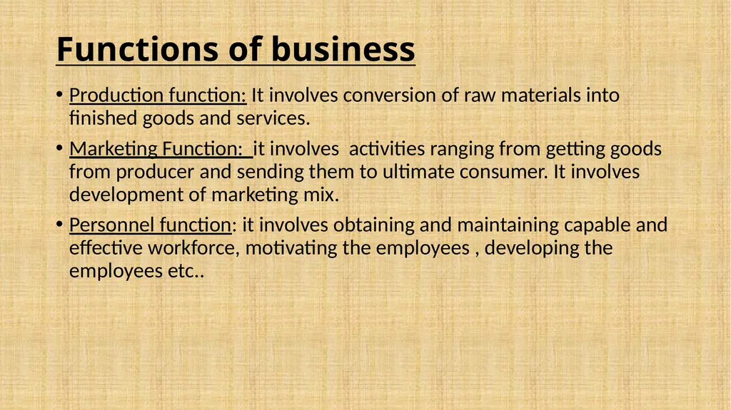 Business organisation Unit 1 Introduction Meaning - slide 6 of 13