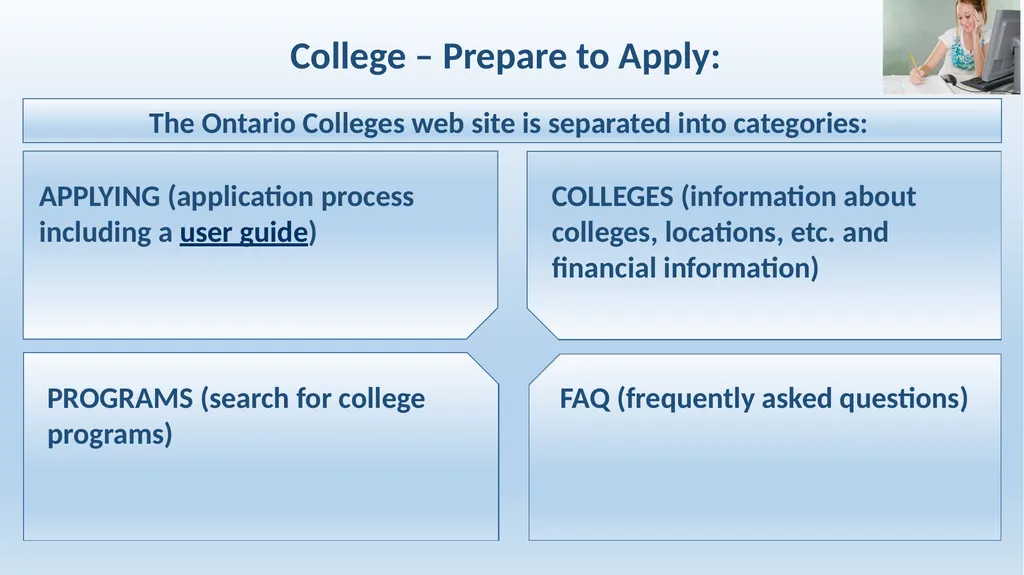 Applying to College & University in Ontario - slide 12 of 26