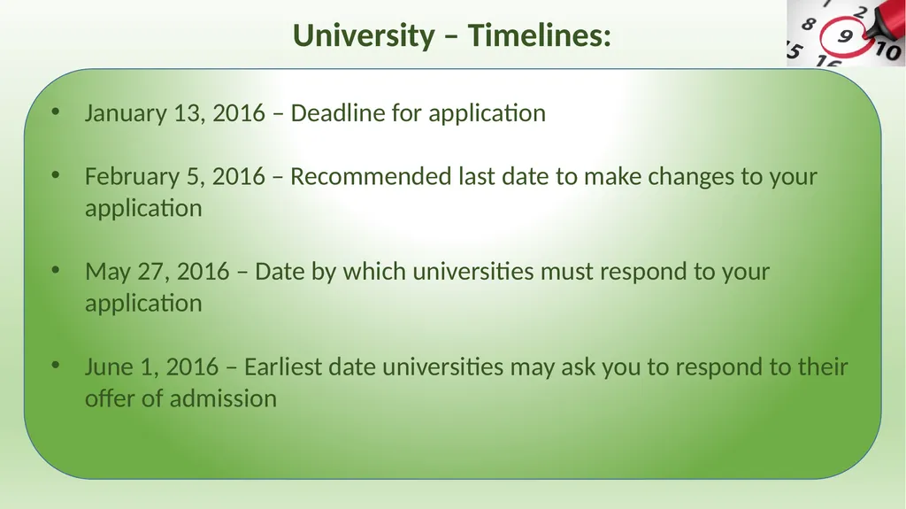 Applying to College & University in Ontario - slide 20 of 26