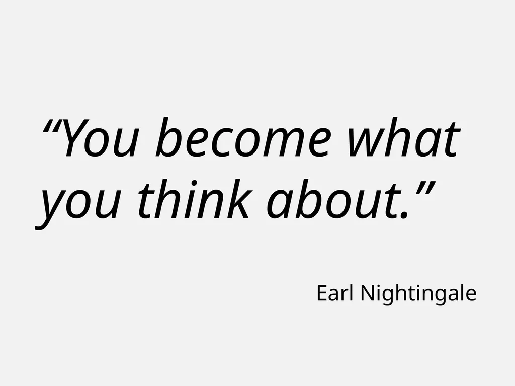 Coping Thoughts “You become what you think about.” - slide 2 of 12