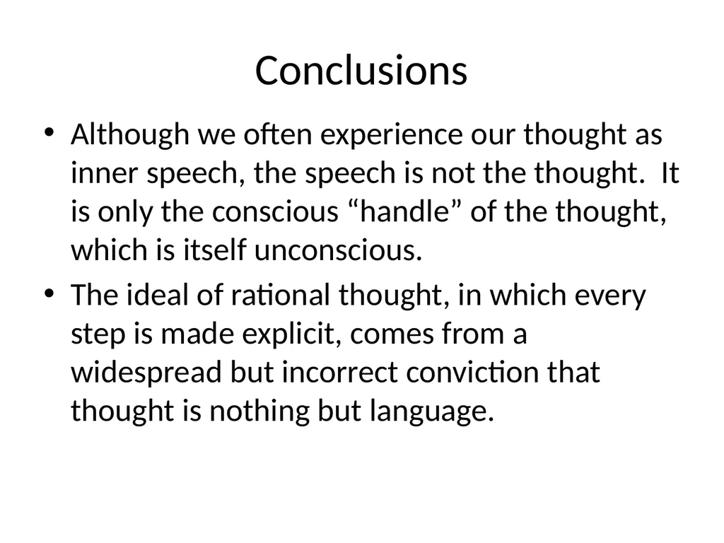 Language, Meaning, and Rational Thought Ray - slide 107 of 111