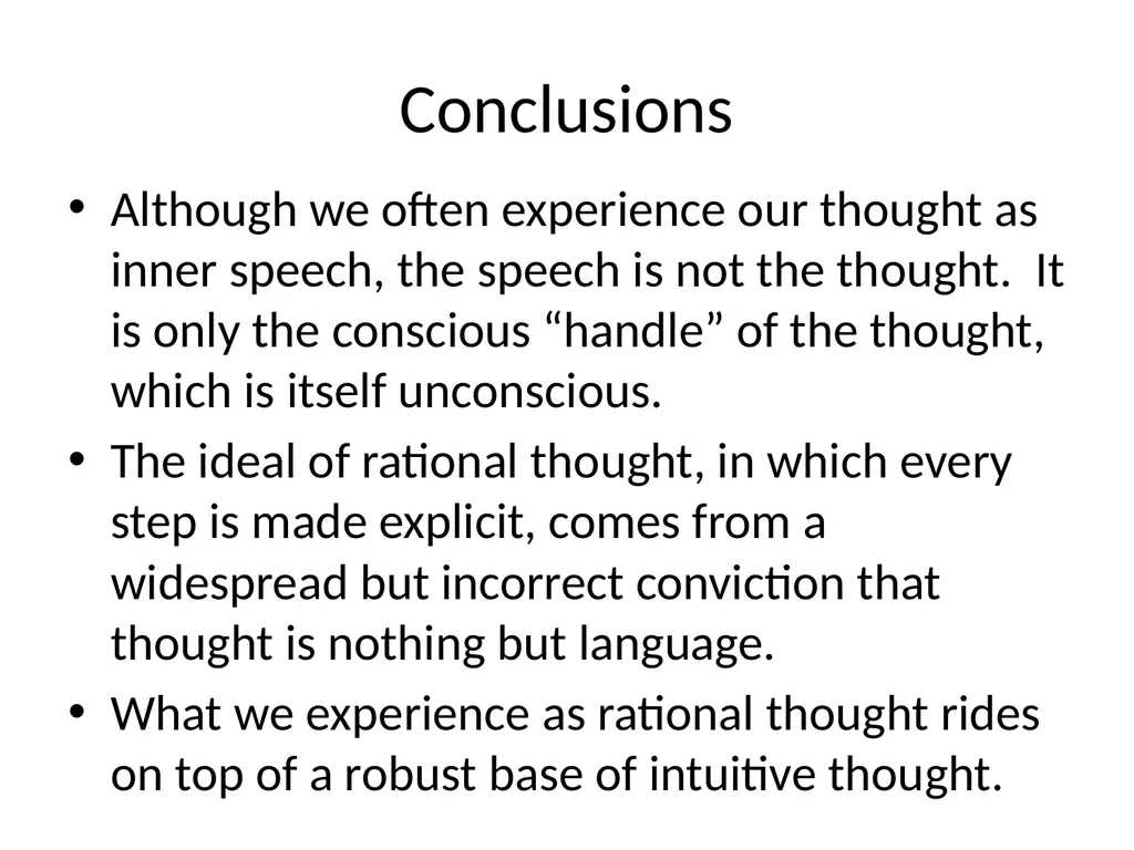 Language, Meaning, and Rational Thought Ray - slide 108 of 111